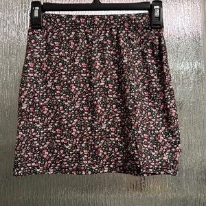 Floral Mini Skirt
